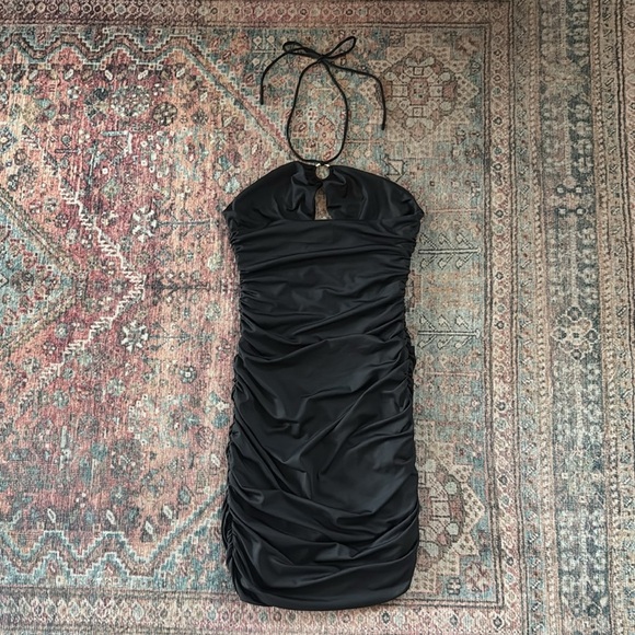 Princess Polly Eliza Mini Dress in Black Size 4 - Picture 3 of 7